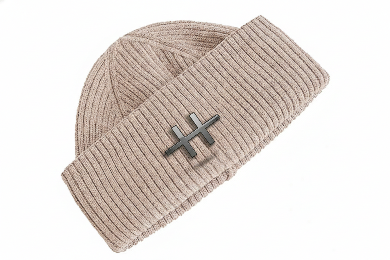 Mountain Peak Unisex Winter Beanie – Soft, High-Elastic Knit / HatLine