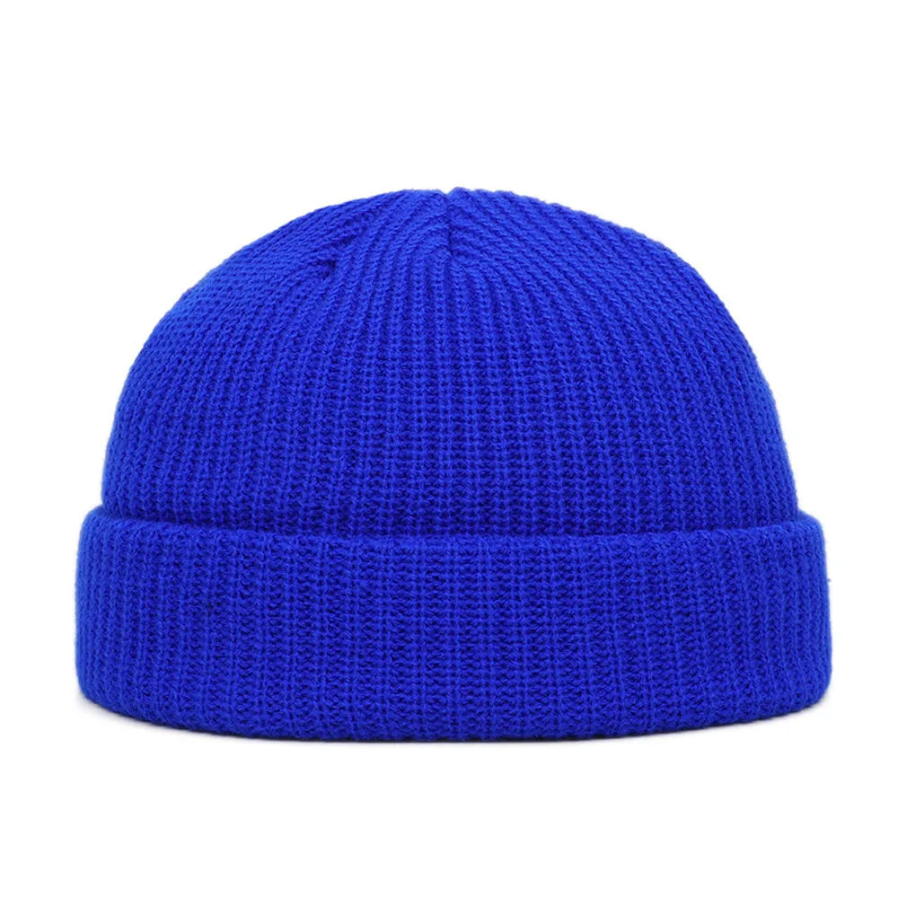 Casual Short Knit Beanie – Hip-Hop Style, Unisex - HatLine