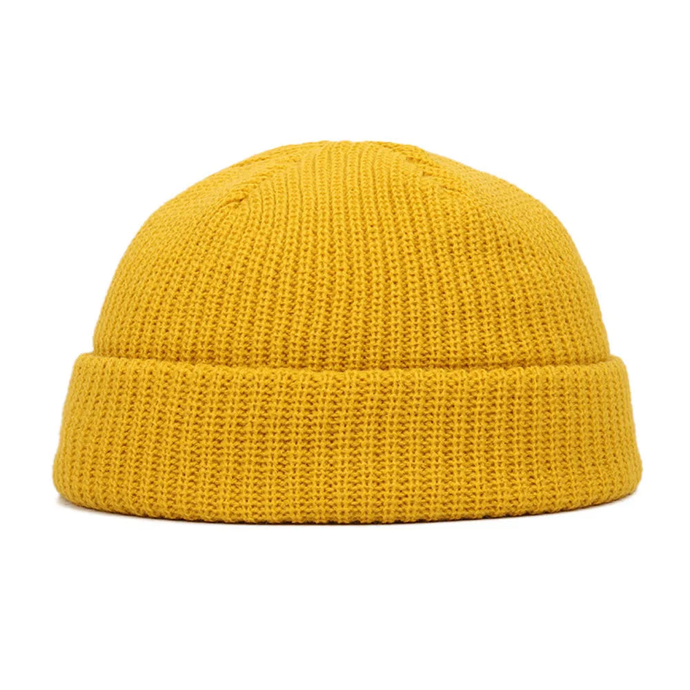 Casual Short Knit Beanie – Hip-Hop Style, Unisex - HatLine