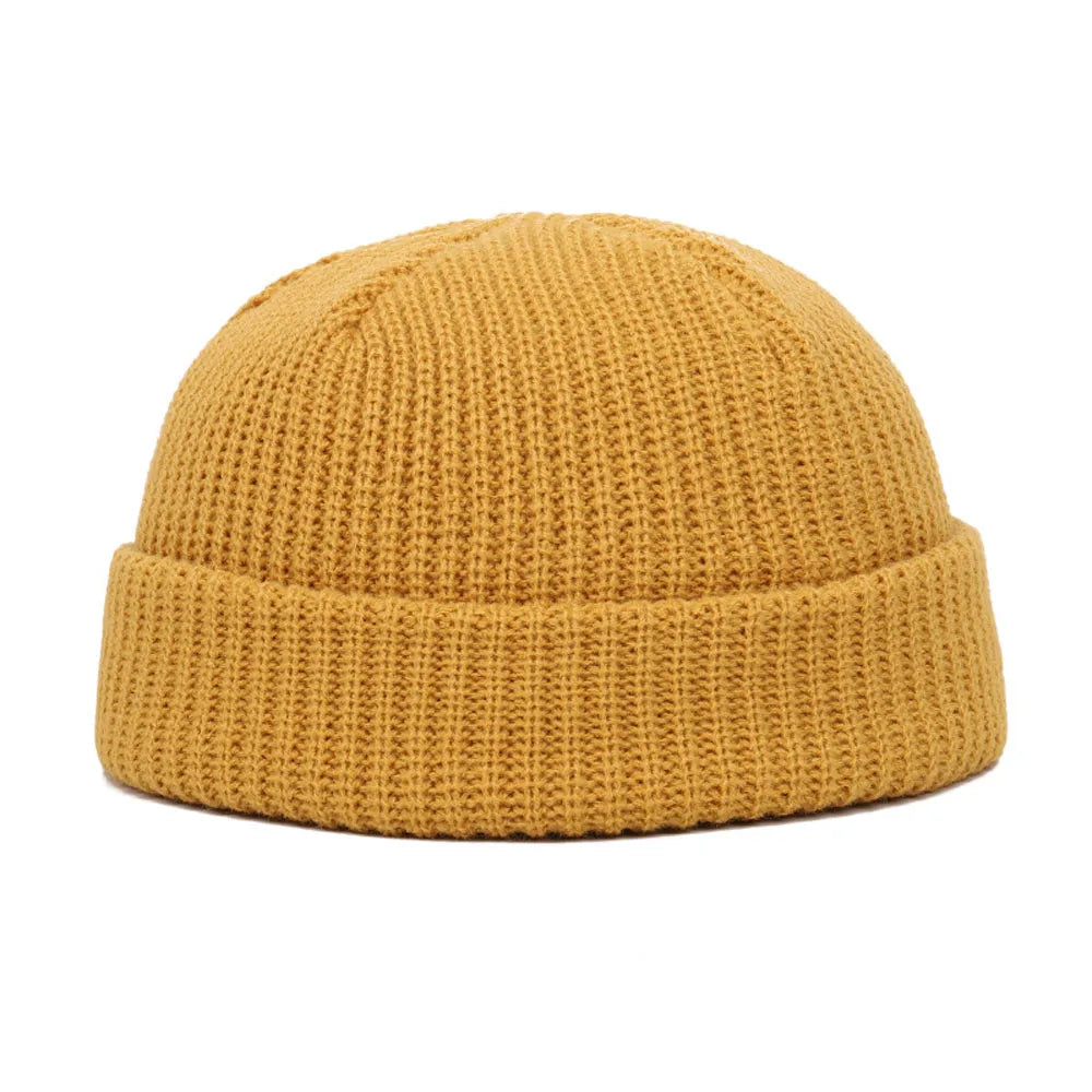 Casual Short Knit Beanie – Hip-Hop Style, Unisex - HatLine