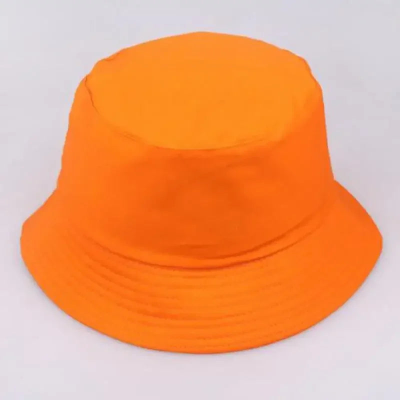 Unisex Cotton Foldable Bucket Hat – Summer Outdoor Sun Cap