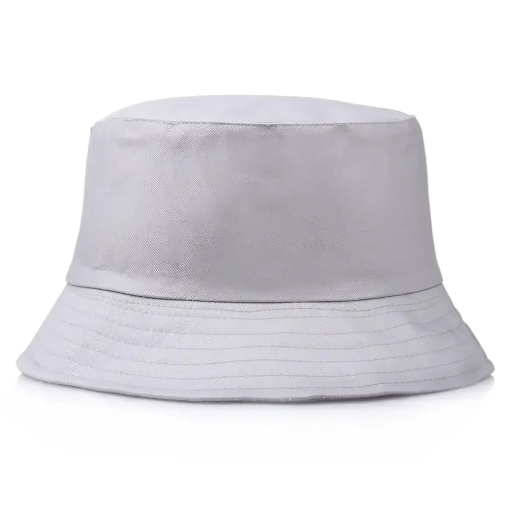 Unisex Cotton Foldable Bucket Hat – Summer Outdoor Sun Cap