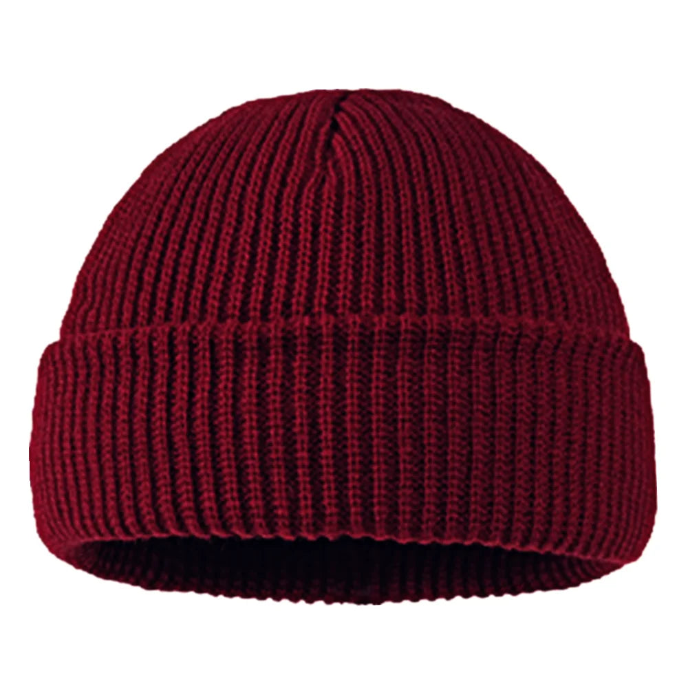 Casual Short Knit Beanie – Hip-Hop Style, Unisex - HatLine