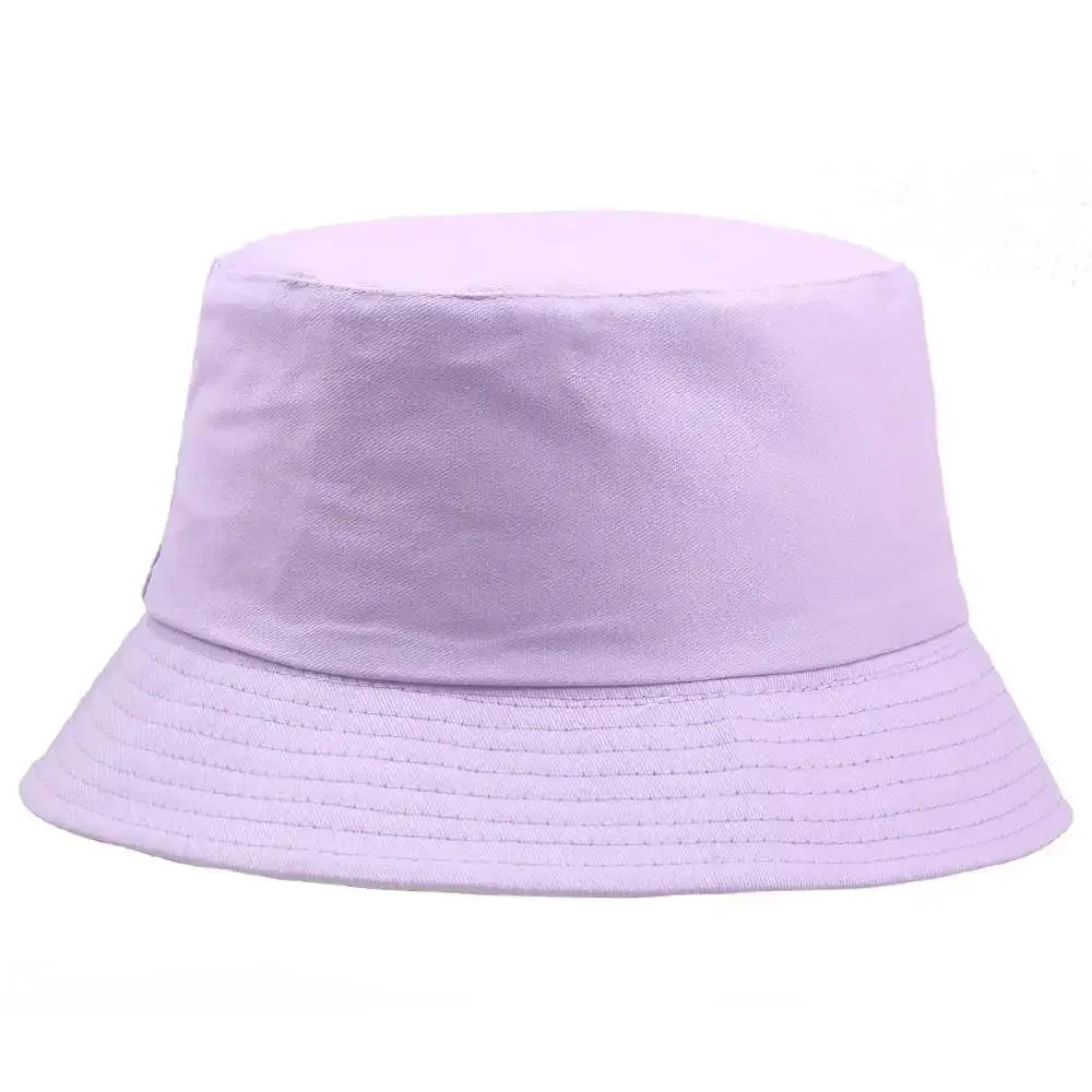 Unisex Cotton Foldable Bucket Hat – Summer Outdoor Sun Cap
