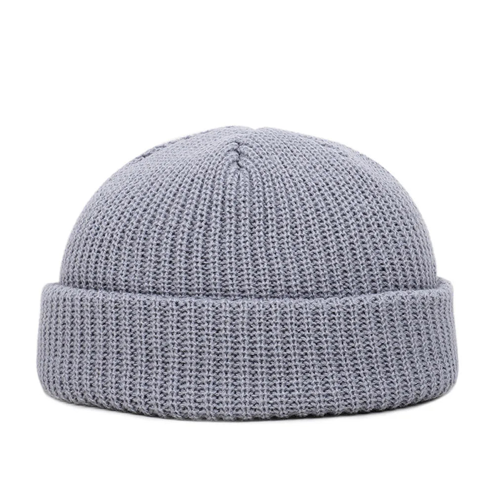 Casual Short Knit Beanie – Hip-Hop Style, Unisex - HatLine