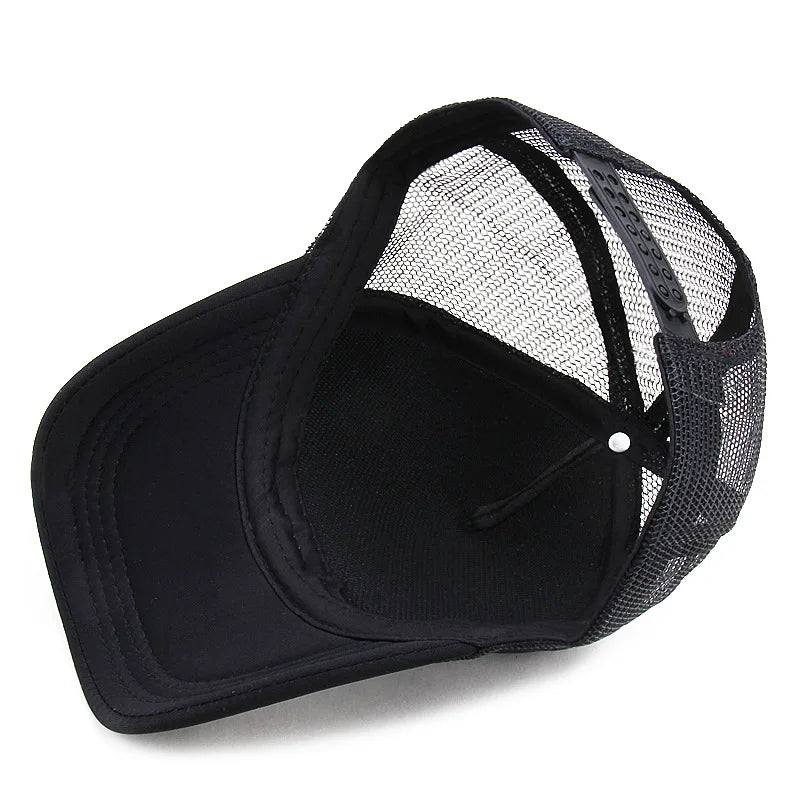 Unisex Mesh Trucker Snapback Cap – HatLine