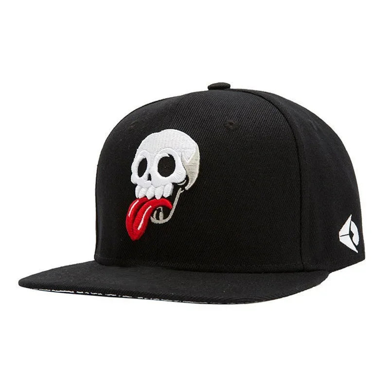 Retro Unisex Embroidered Snapback Baseball Cap – Streetwear Style