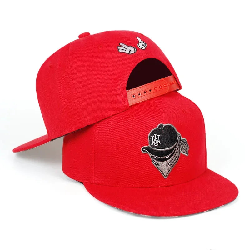 Retro Unisex Embroidered Snapback Baseball Cap – Streetwear Style