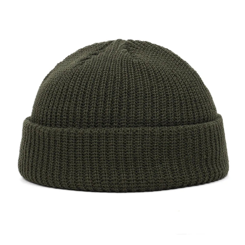 Casual Short Knit Beanie – Hip-Hop Style, Unisex - HatLine