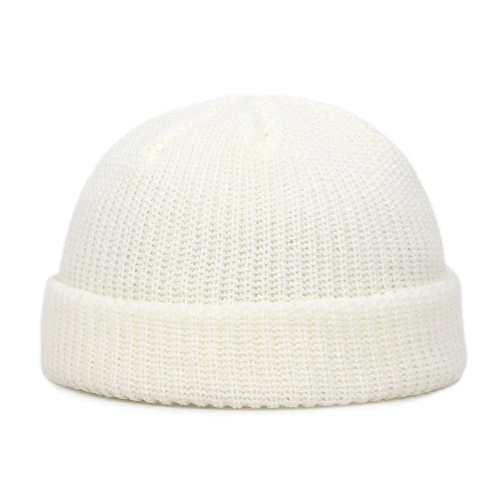 Casual Short Knit Beanie – Hip-Hop Style, Unisex - HatLine