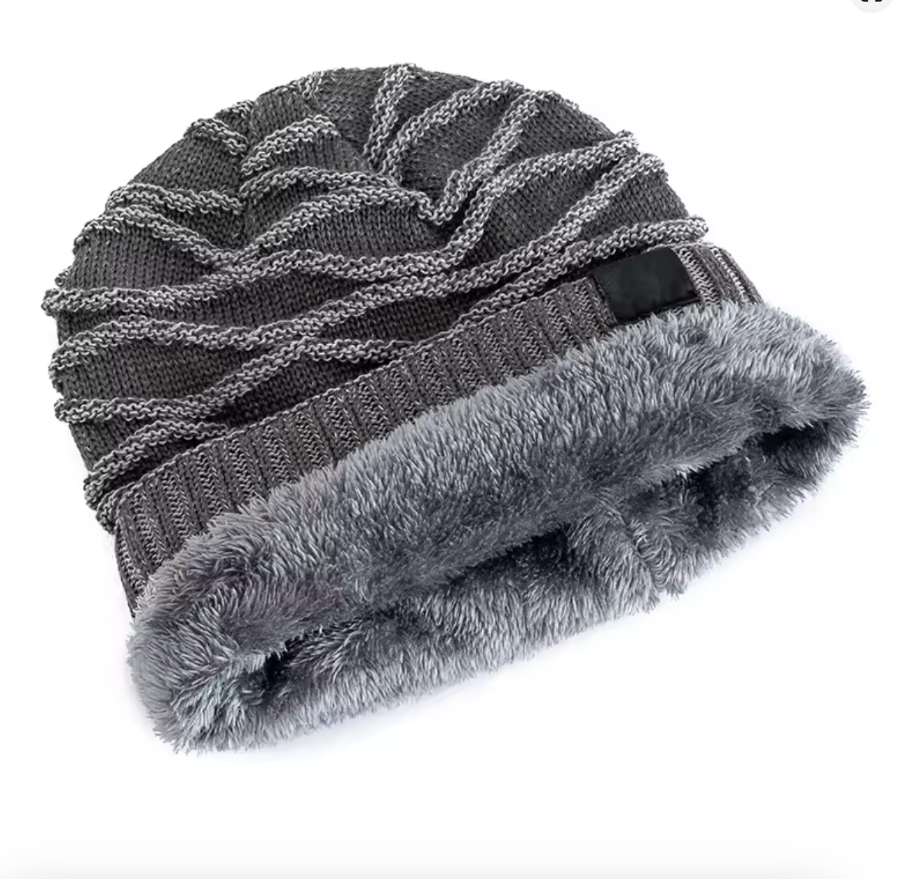 WS1 Star Decor Knitted Beanie