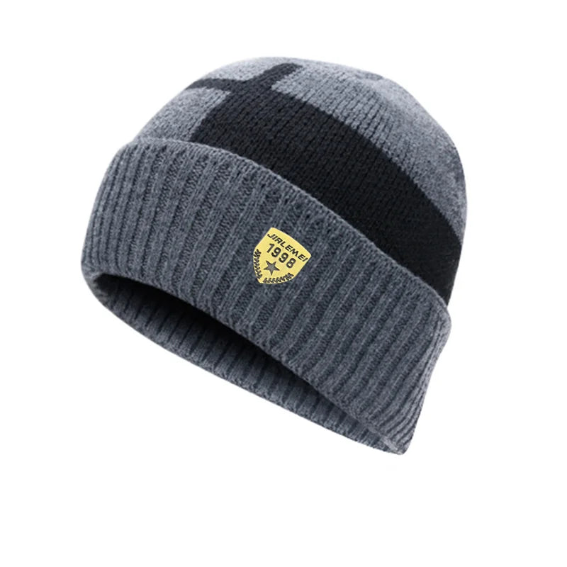 HatLine Winter Knit Beanie & Scarf Set – Fleece-Lined, Unisex