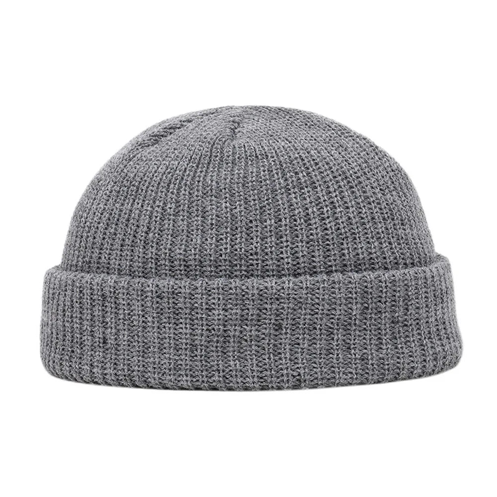 Casual Short Knit Beanie – Hip-Hop Style, Unisex - HatLine