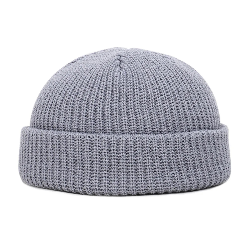 Casual Short Knit Beanie – Hip-Hop Style, Unisex - HatLine