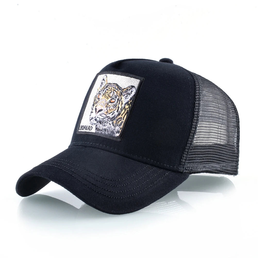 Embroidered Goat Patch Trucker Cap – HatLine