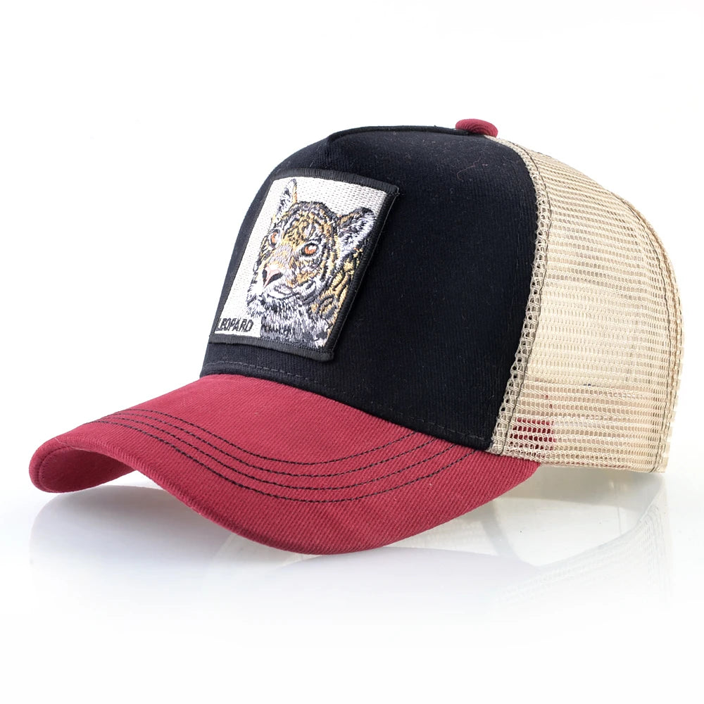 Embroidered Goat Patch Trucker Cap – HatLine